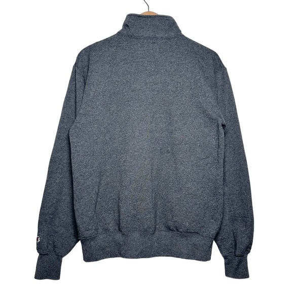Champion x GT | Unisex | Gray Eco-Fleece Quarter Zip Sweatshirt | Medium - Picture 2 of 14
